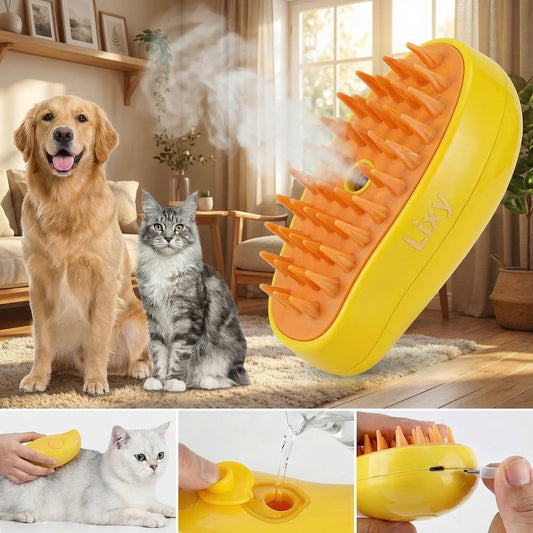 Lixy Care® 3-in-1 Steamy Brush