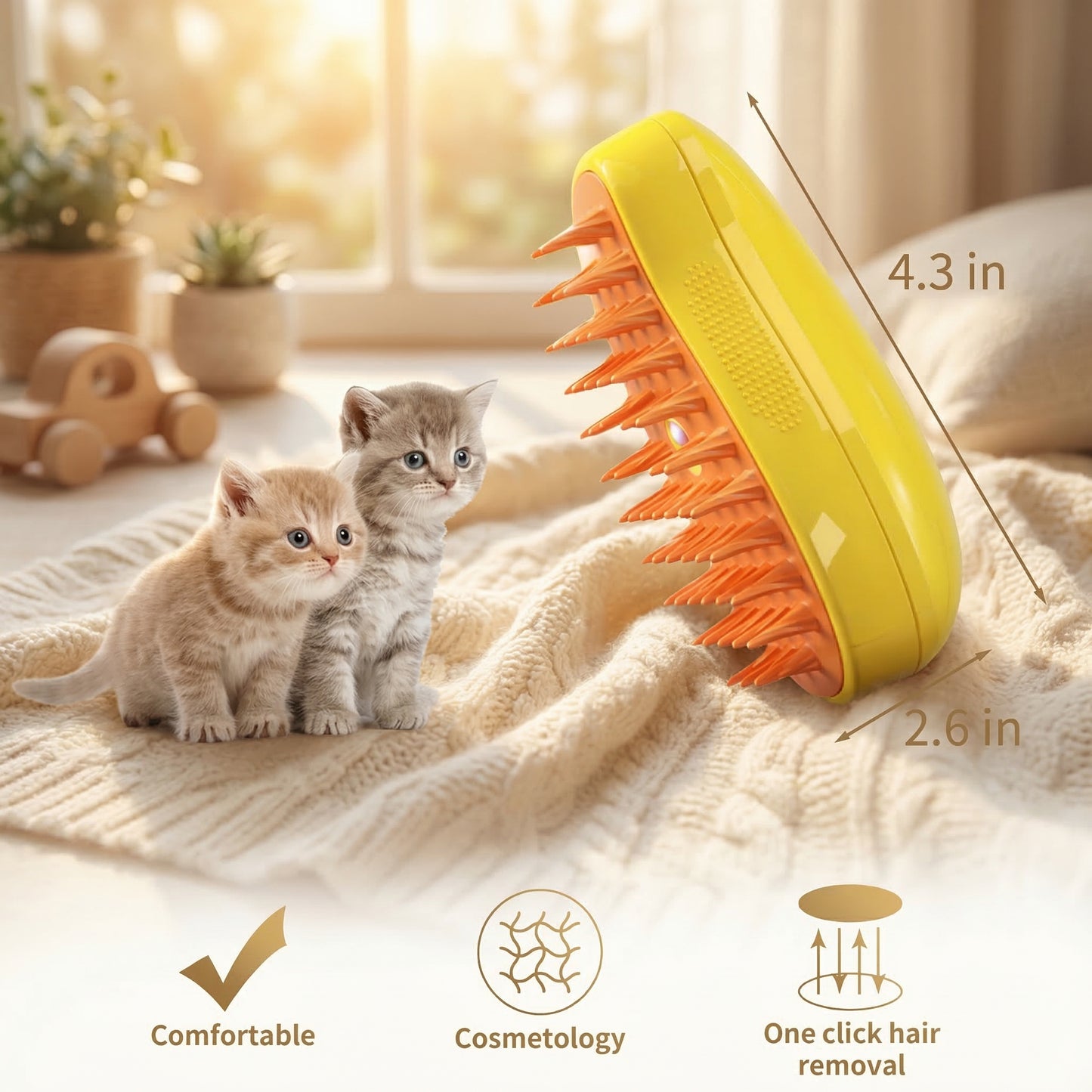 Lixy Care® 3-in-1 Steamy Brush